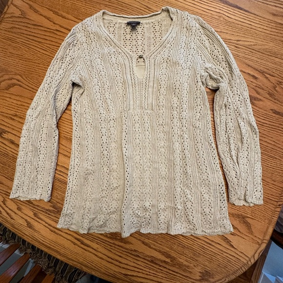 Sweater top with attached cami - Picture 1 of 3